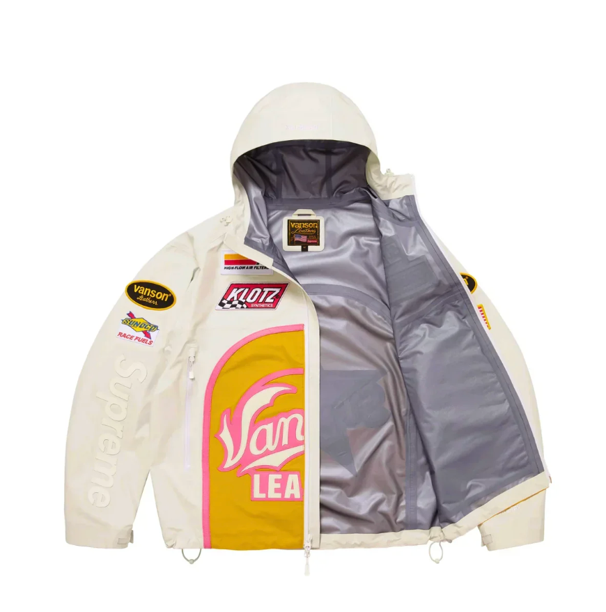 Veste Blanc/Jaune